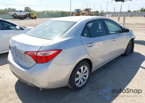 2017 Toyota Corolla Le z USA, uszkodzony, nr VIN 2T1BURHEXHC888369